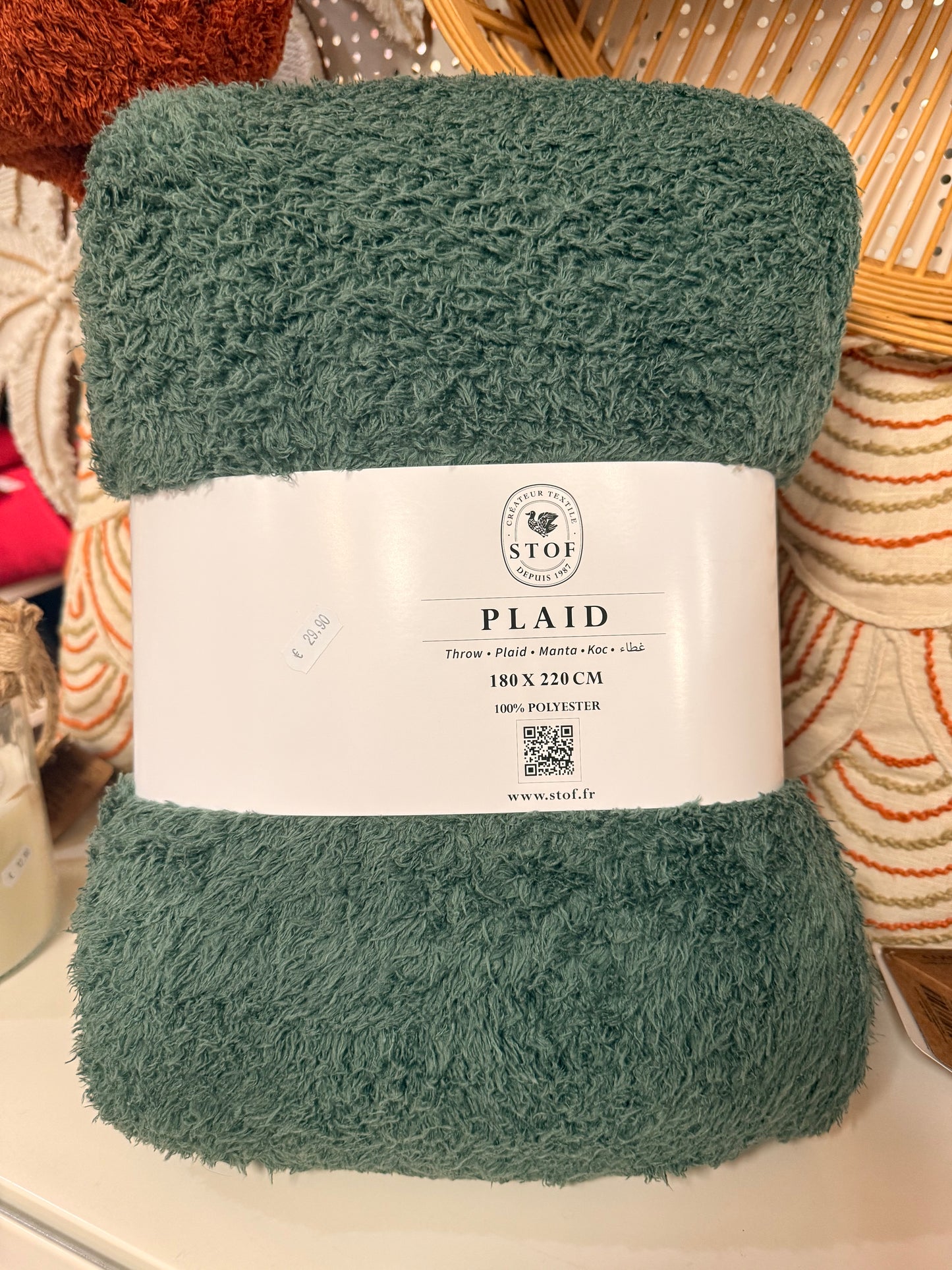 Plaid Bouclette - Stof