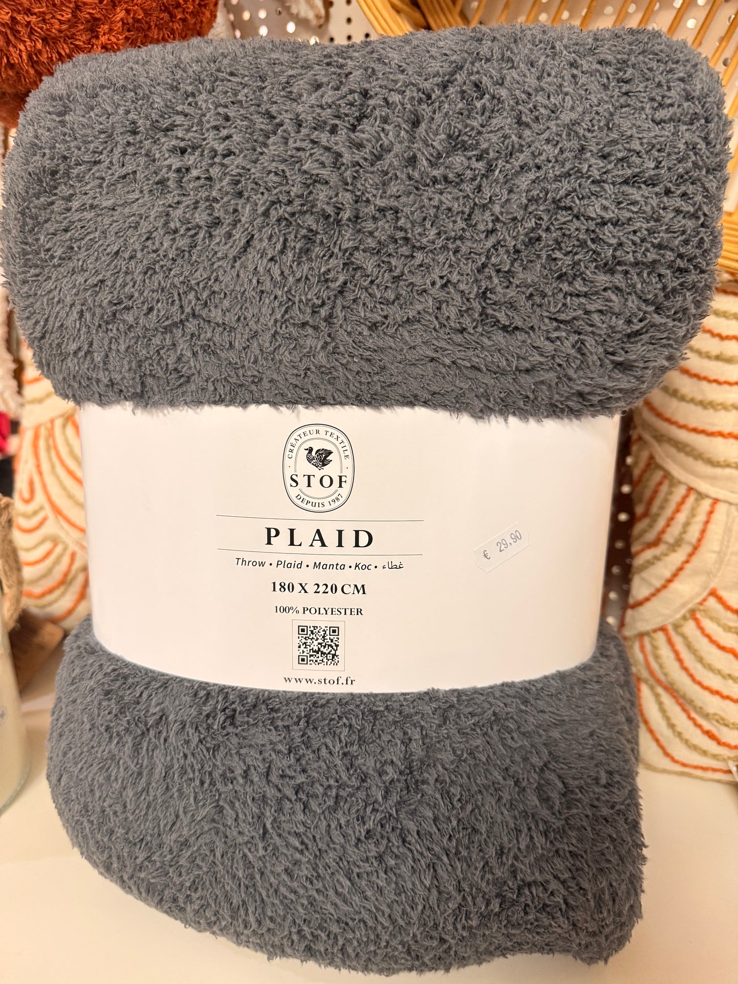 Plaid Bouclette - Stof