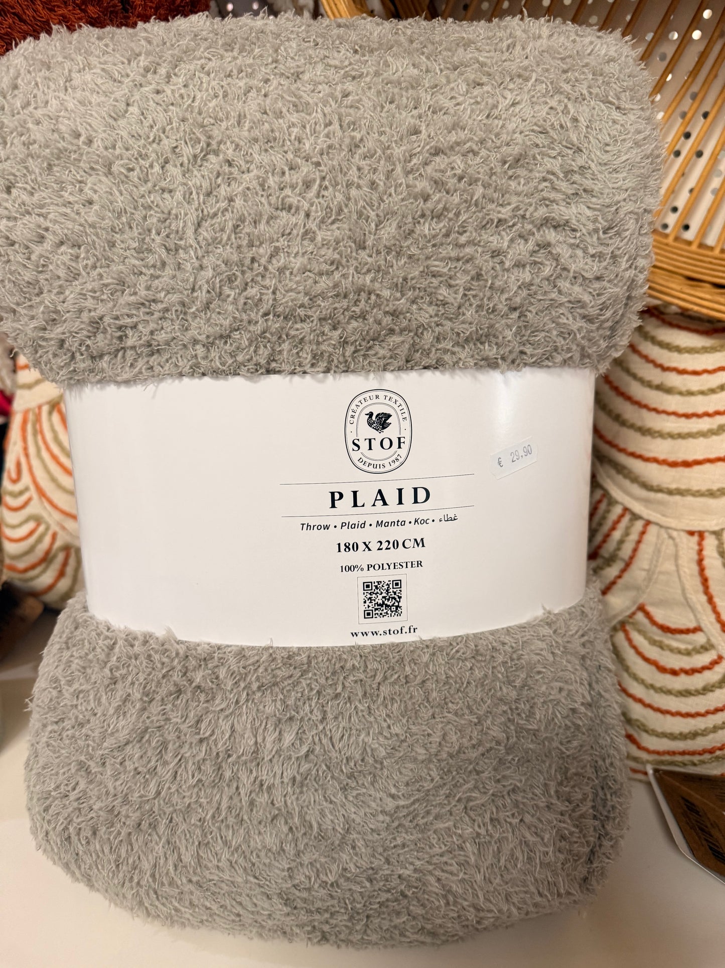 Plaid Bouclette - Stof