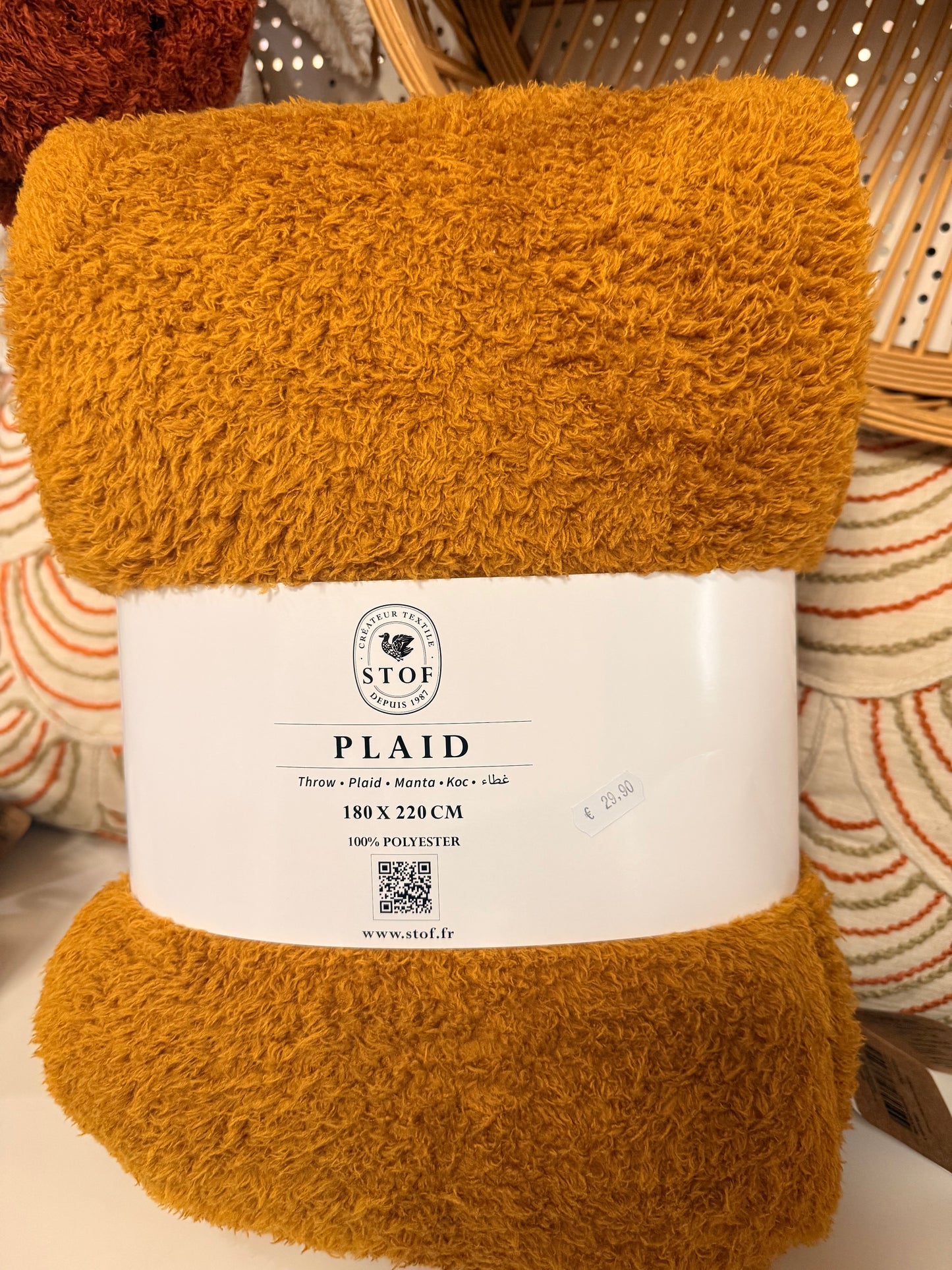 Plaid Bouclette - Stof