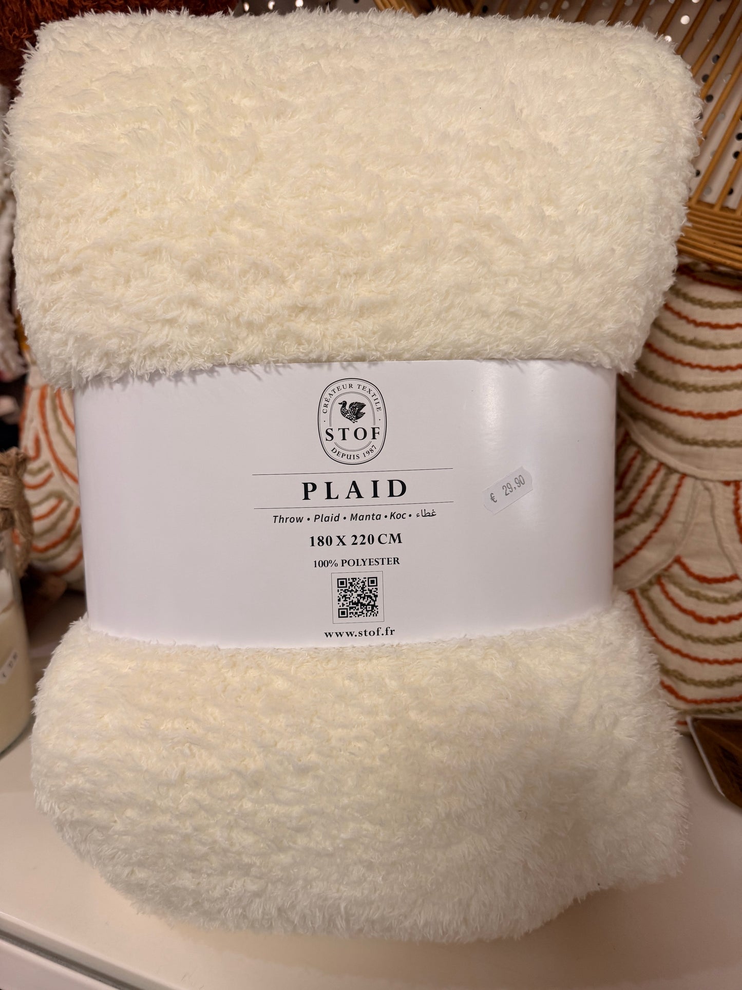 Plaid Bouclette - Stof