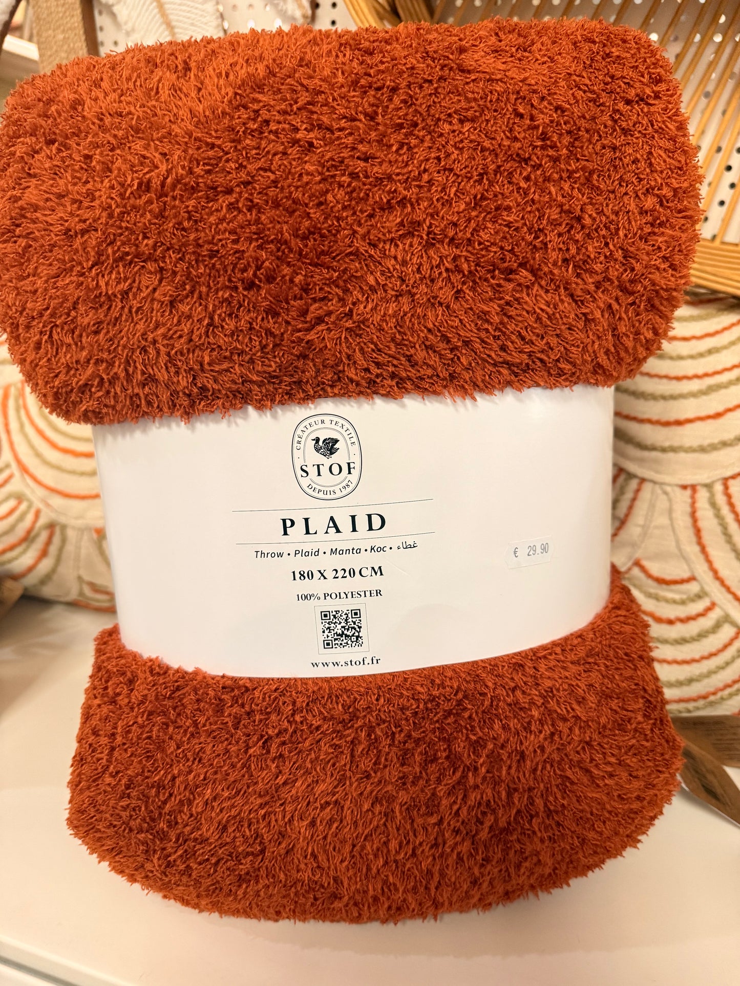 Plaid Bouclette - Stof