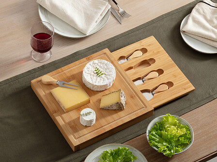 Service à fromages 5 pièces - Bambou