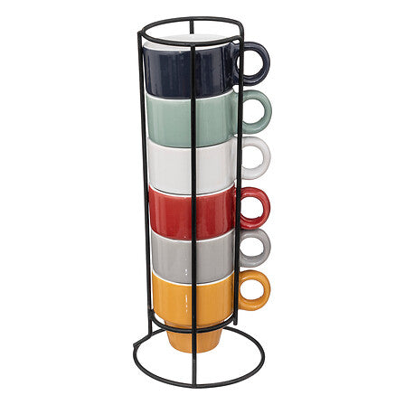 Rack 6 Tasses - Colorama