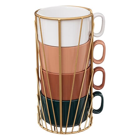 Rack 4 Mugs - Le Collectionneur