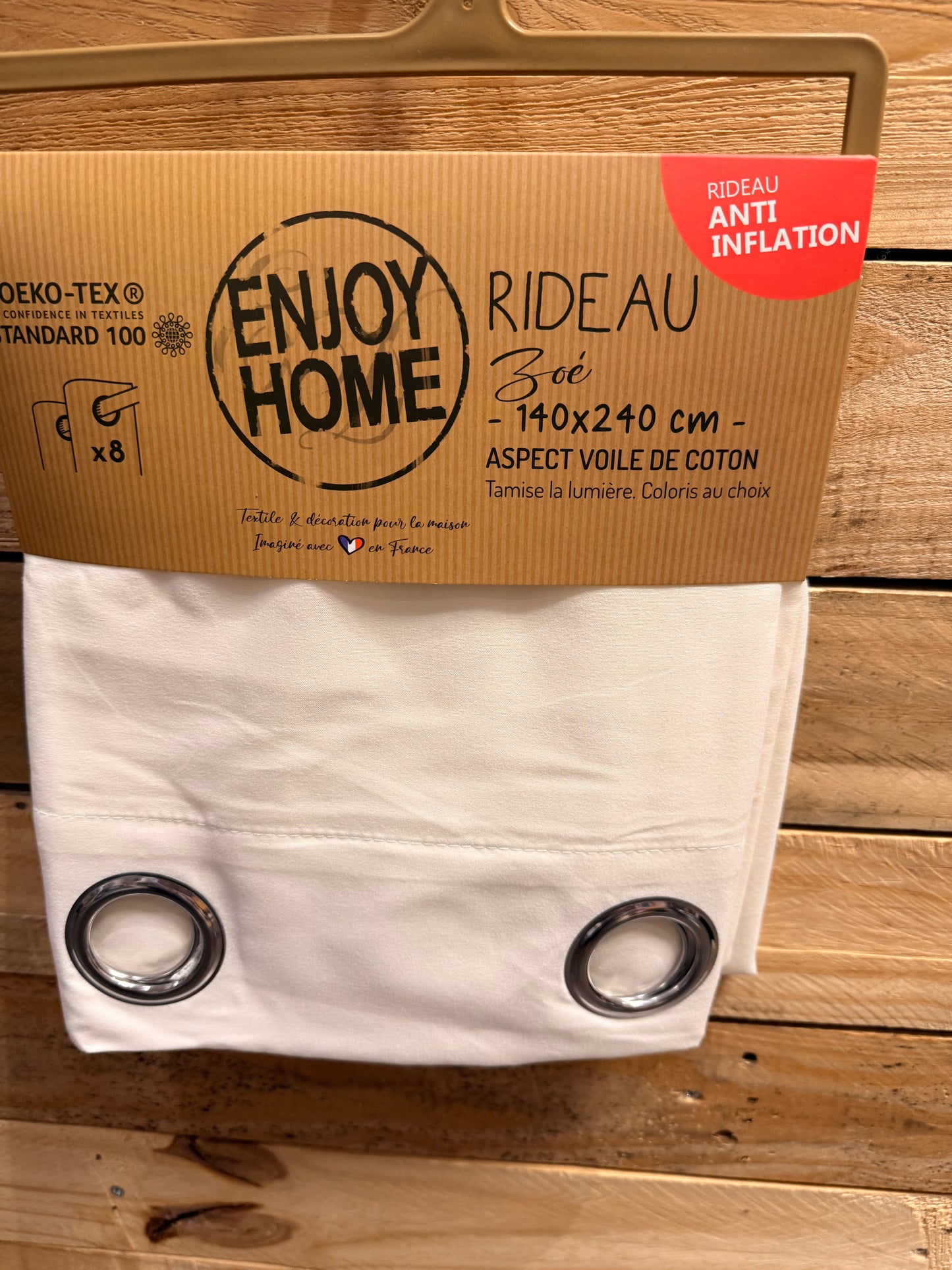 Rideaux Zoé - Anti-Inflation