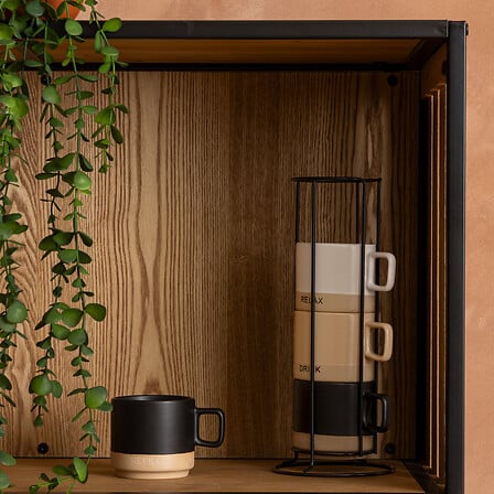 Rack 4 mugs - Luca