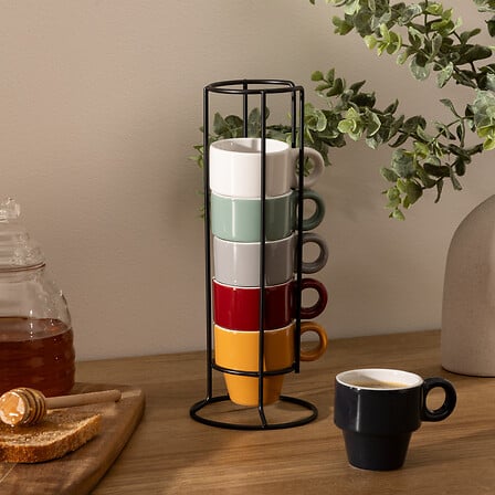 Rack 6 Tasses - Colorama