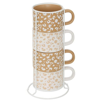Rack 4 Mugs - Leopardi