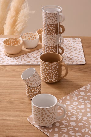Rack 4 Mugs - Leopardi